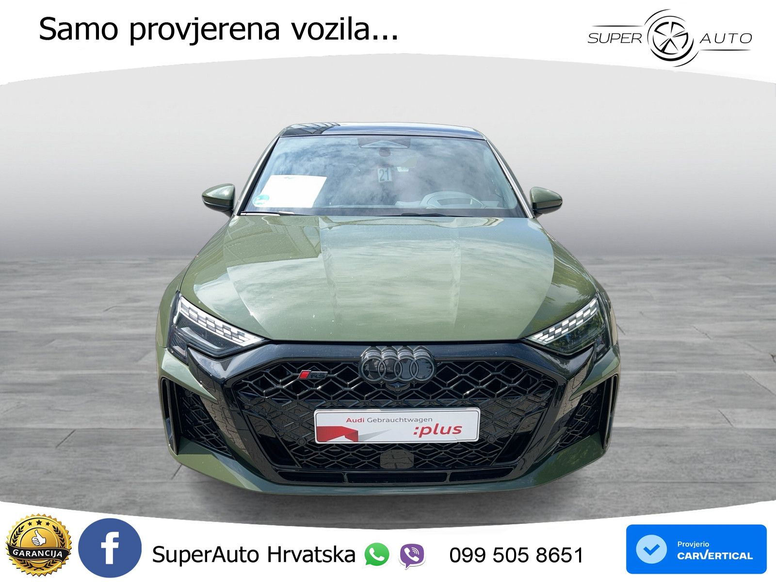 Audi RS3 Sportback 2.5 TFSI (400 KS) quattro S tronic LED+GR SJED+ACC