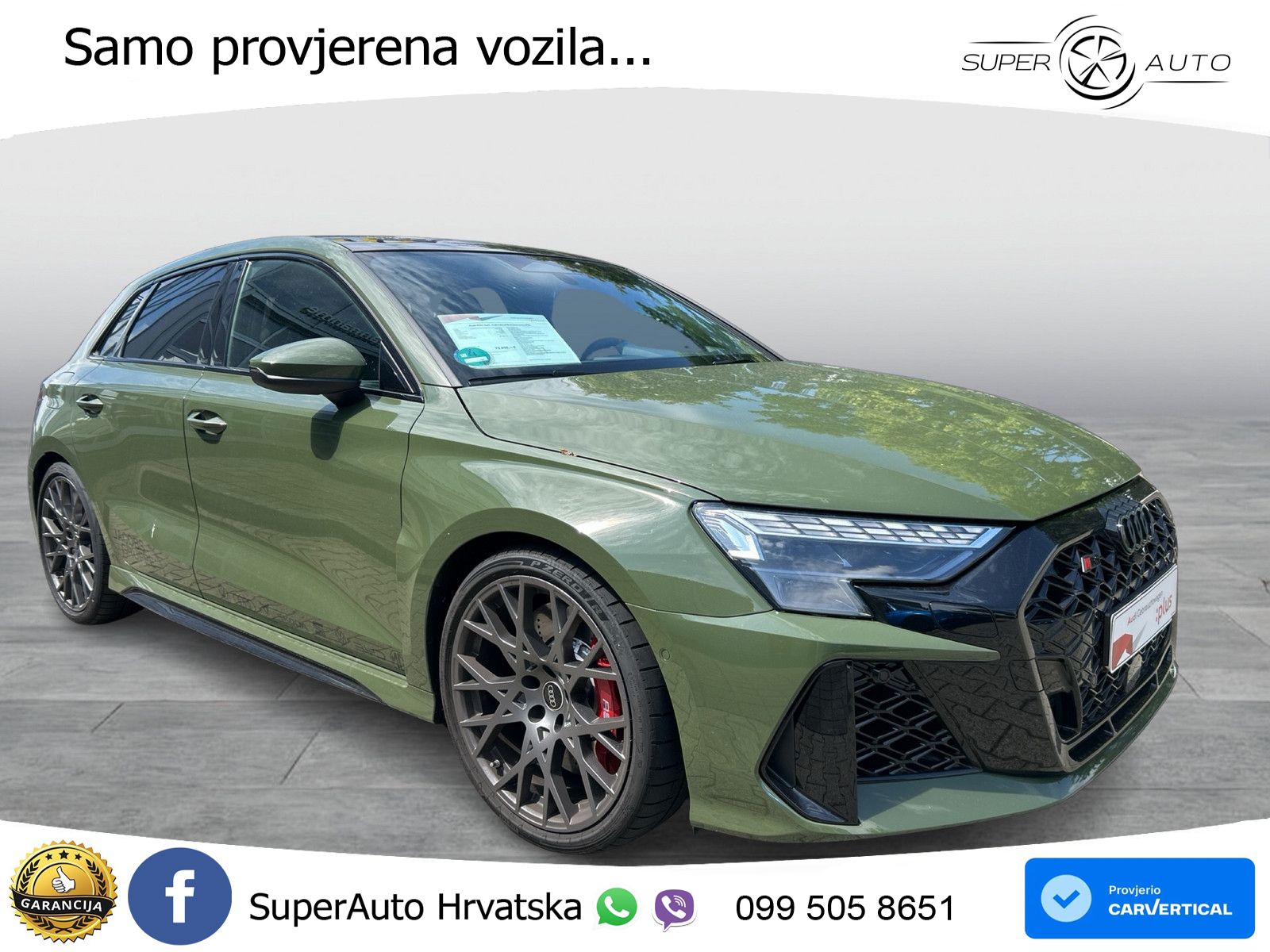 Audi RS3 Sportback 2.5 TFSI (400 KS) quattro S tronic LED+GR SJED+ACC