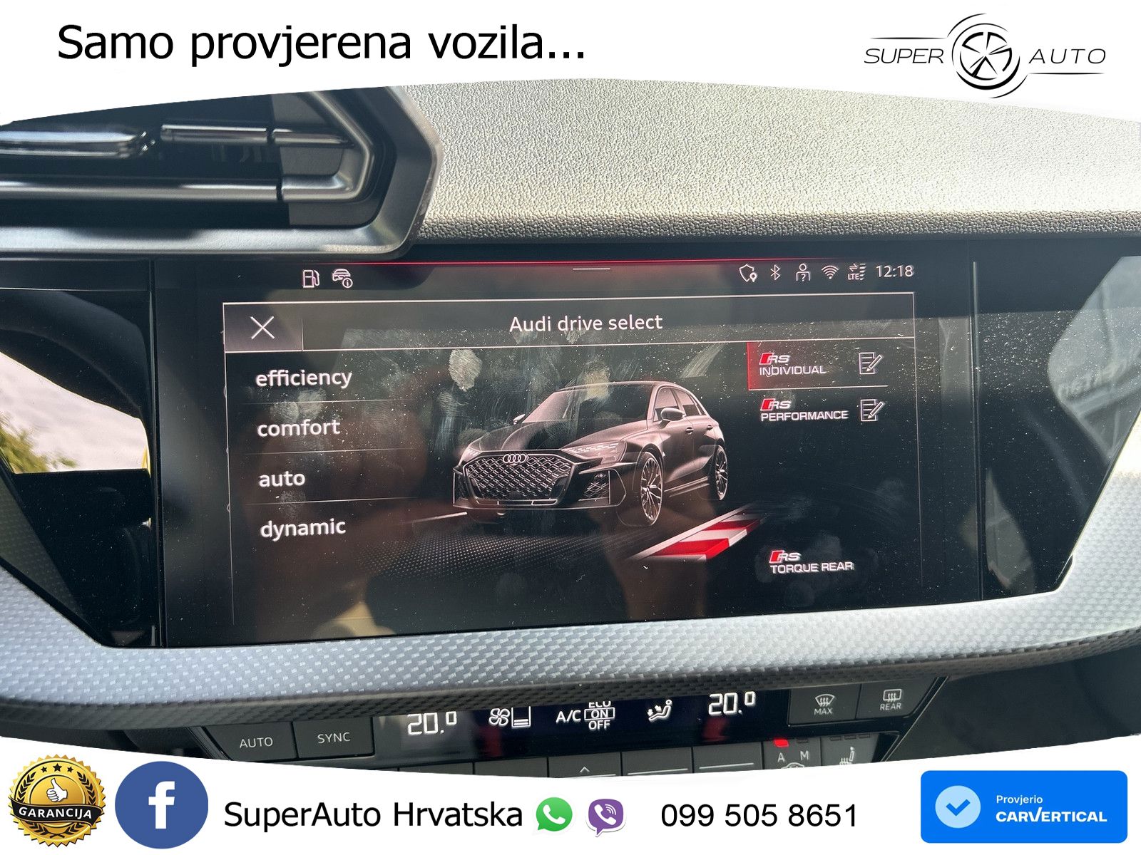 Audi RS3 Sportback 2.5 TFSI (400 KS) quattro S tronic LED+GR SJED+ACC