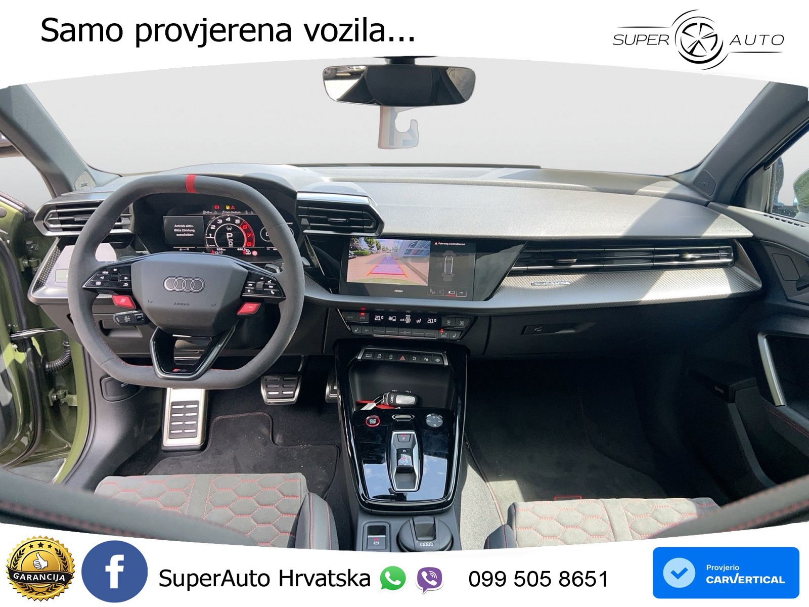 Audi RS3 Sportback 2.5 TFSI (400 KS) quattro S tronic LED+GR SJED+ACC