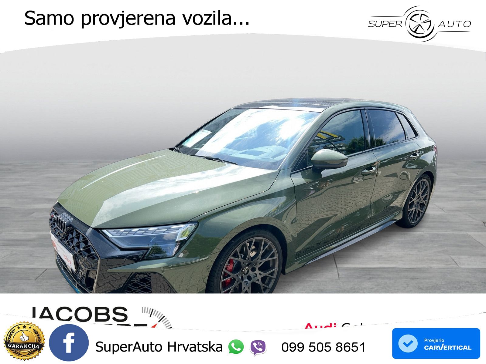 Audi RS3 Sportback 2.5 TFSI (400 KS) quattro S tronic LED+GR SJED+ACC