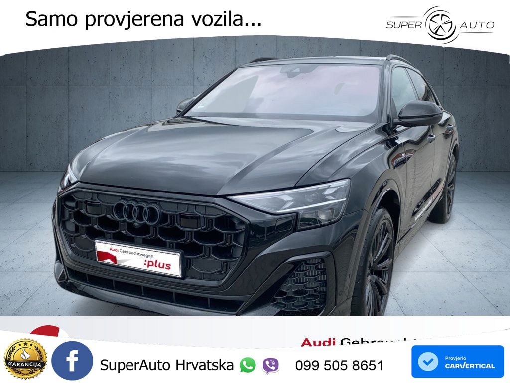 Audi Q8 60 TFSIe V6 (490 KS) quattro Tiptronic S line 489 KS LED+GR SJED+ACC