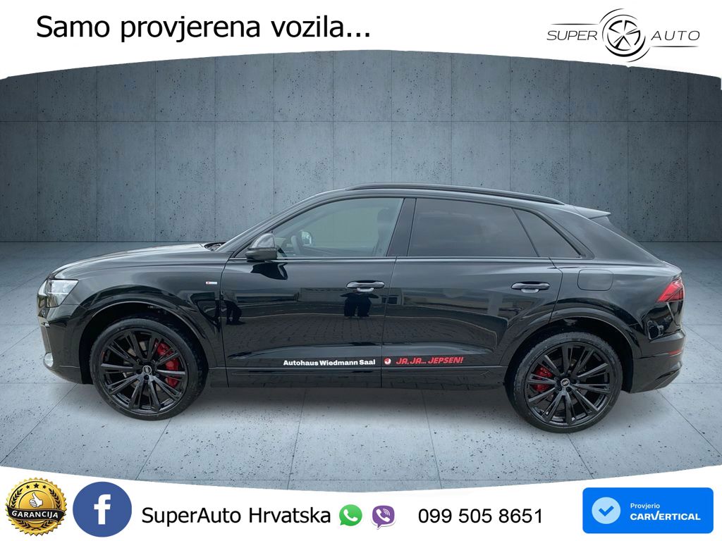 Audi Q8 60 TFSIe V6 (490 KS) quattro Tiptronic S line 489 KS LED+GR SJED+ACC