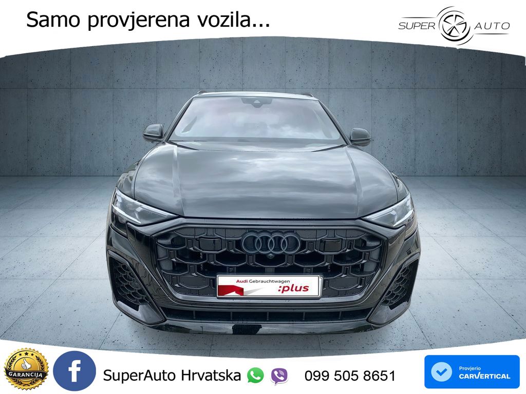 Audi Q8 60 TFSIe V6 (490 KS) quattro Tiptronic S line 489 KS LED+GR SJED+ACC