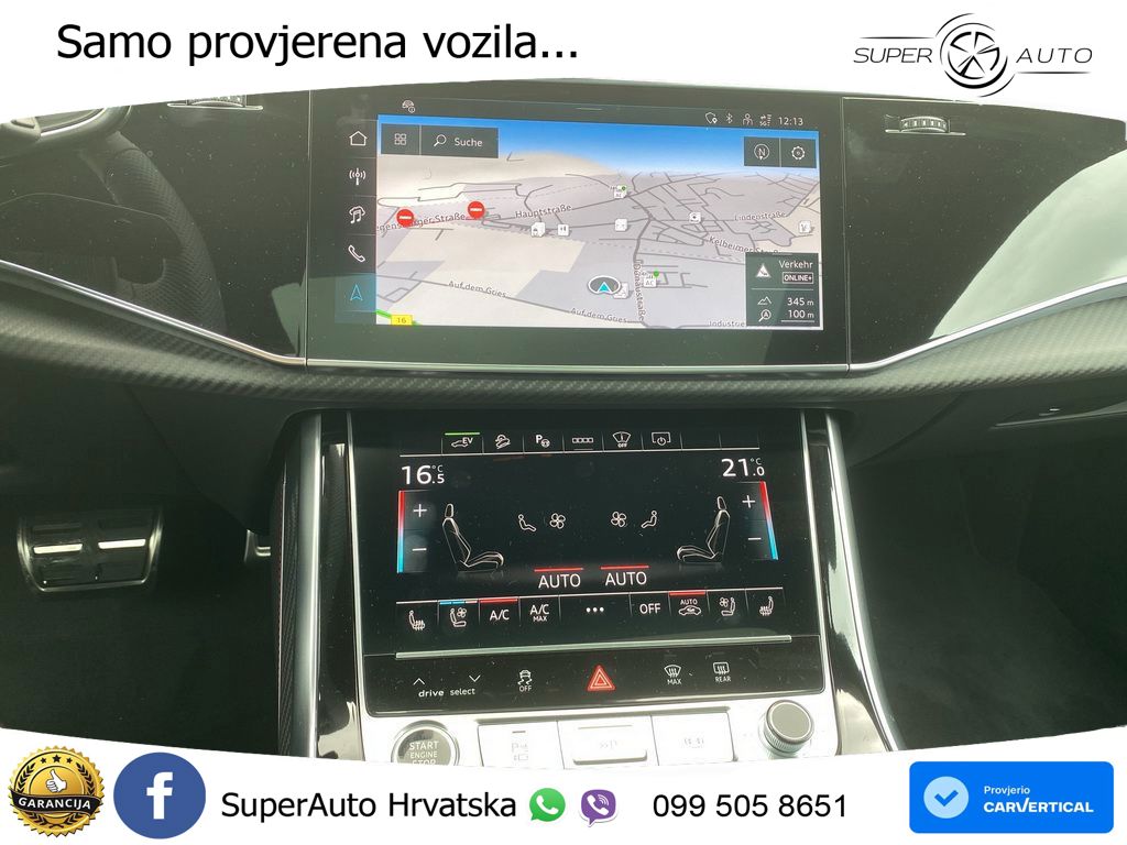 Audi Q8 60 TFSIe V6 (490 KS) quattro Tiptronic S line 489 KS LED+GR SJED+ACC