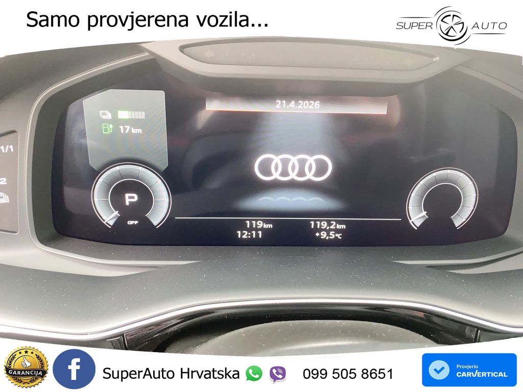 Audi Q8 60 TFSIe V6 (490 KS) quattro Tiptronic S line 489 KS LED+GR SJED+ACC
