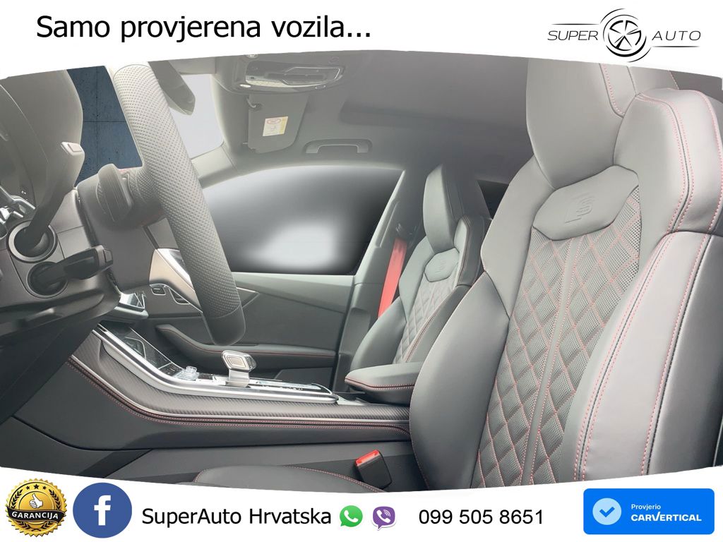 Audi Q8 60 TFSIe V6 (490 KS) quattro Tiptronic S line 489 KS LED+GR SJED+ACC