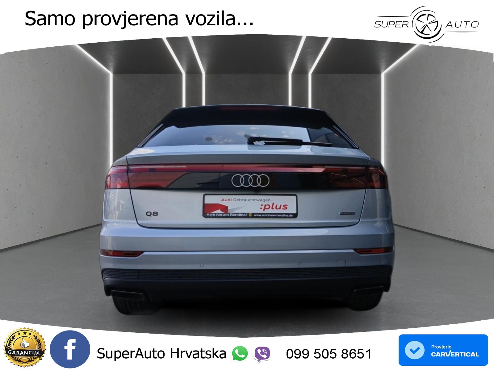 Audi Q8 50 TDI V6 (286 KS) quattro Tiptronic