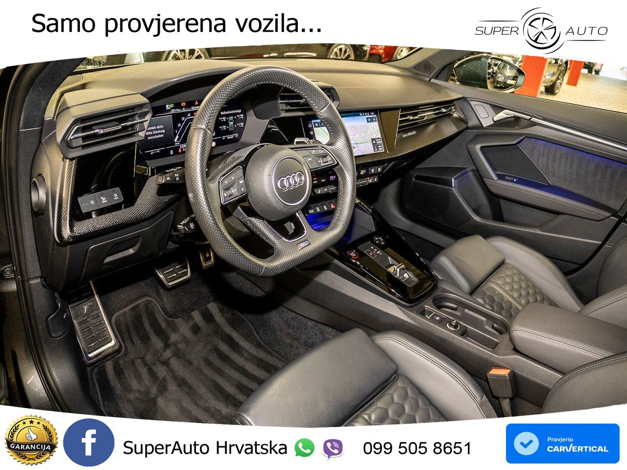 Audi RS3 Sedan 2.5 TFSI (400 KS) quattro S tronic LED+GR SJED+ACC
