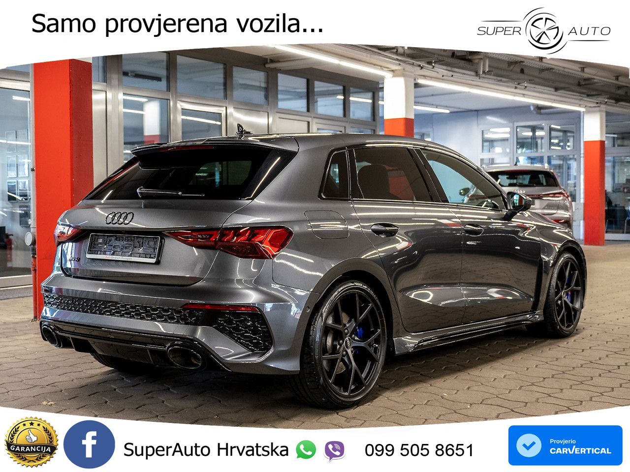 Audi RS3 Sedan 2.5 TFSI (400 KS) quattro S tronic LED+GR SJED+ACC