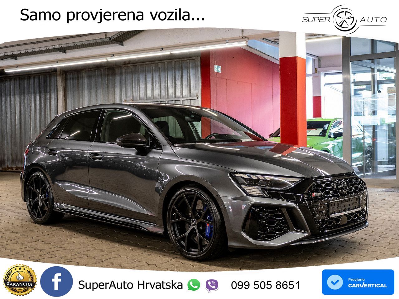 Audi RS3 Sedan 2.5 TFSI (400 KS) quattro S tronic LED+GR SJED+ACC