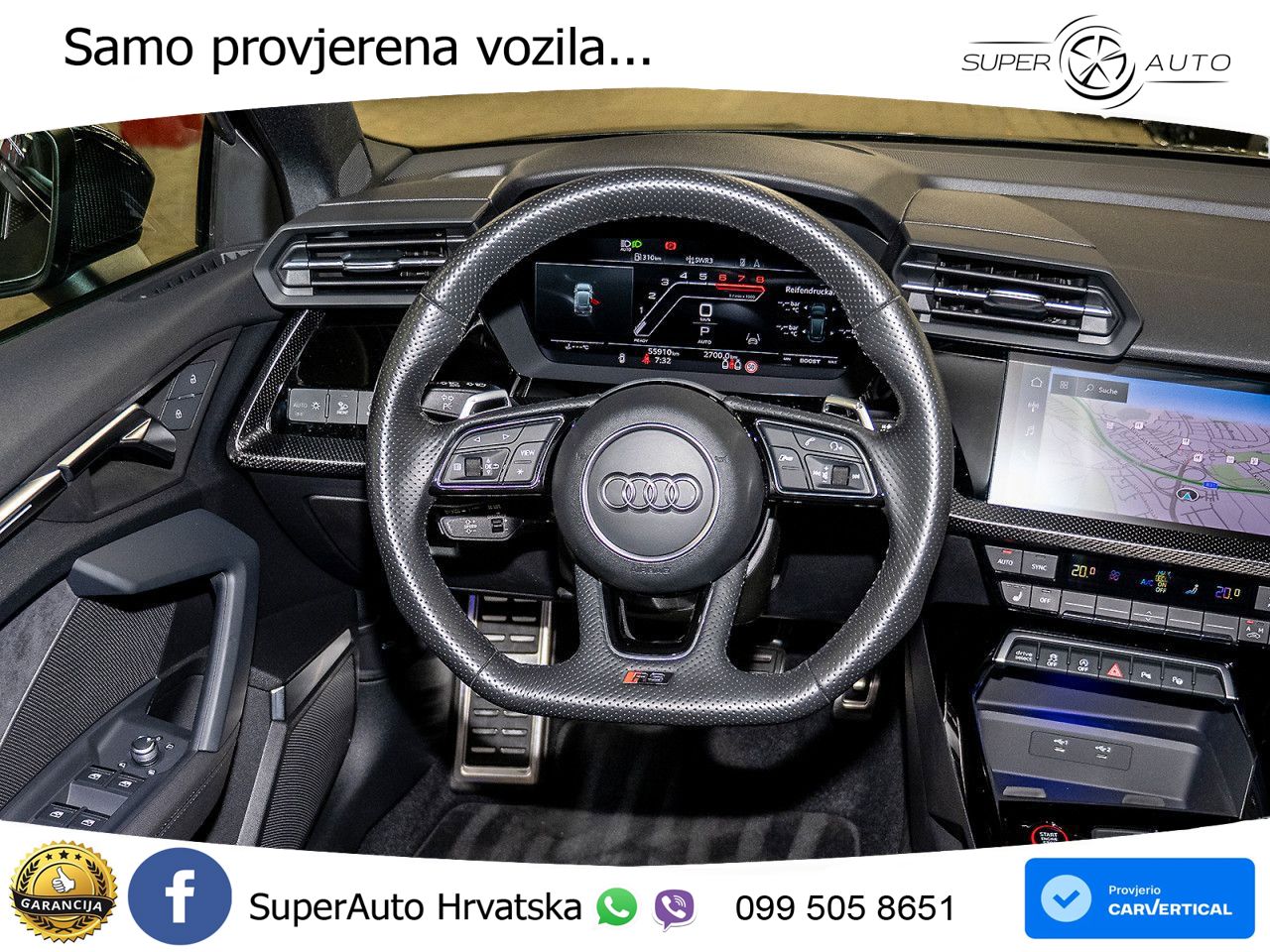Audi RS3 Sedan 2.5 TFSI (400 KS) quattro S tronic LED+GR SJED+ACC