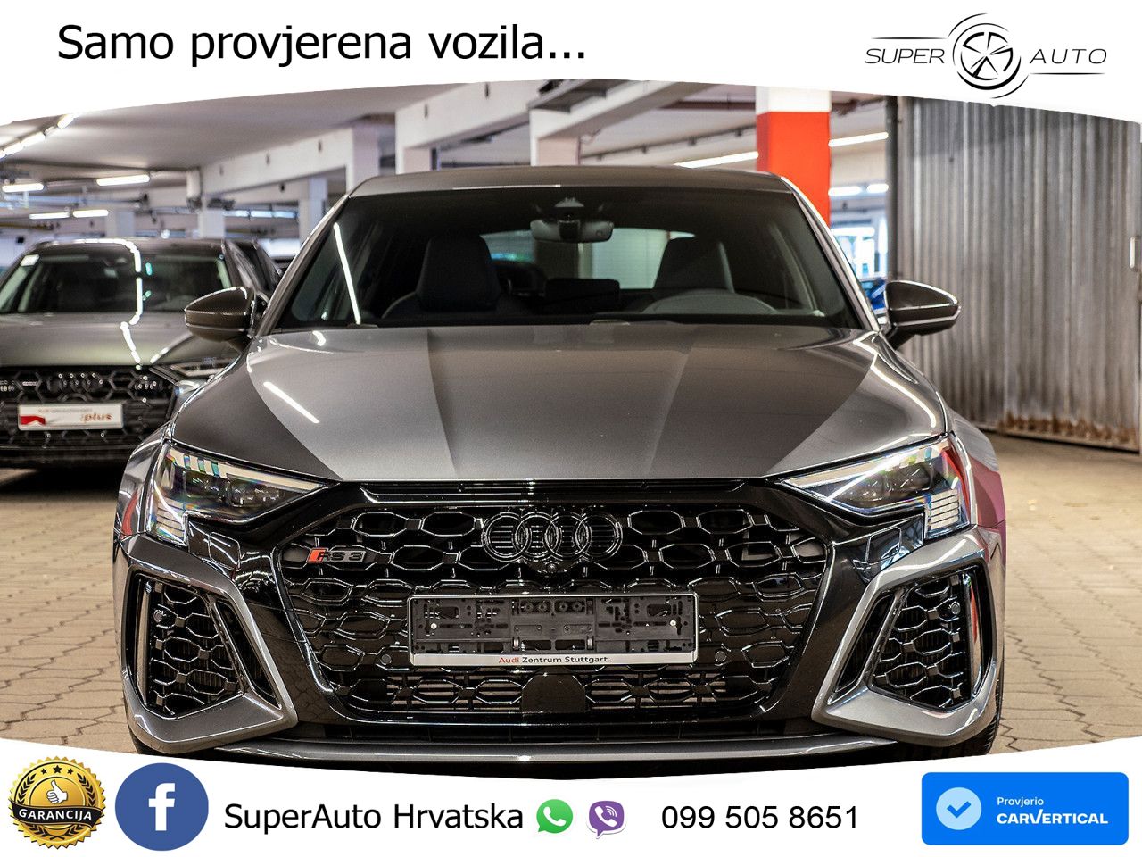Audi RS3 Sedan 2.5 TFSI (400 KS) quattro S tronic LED+GR SJED+ACC