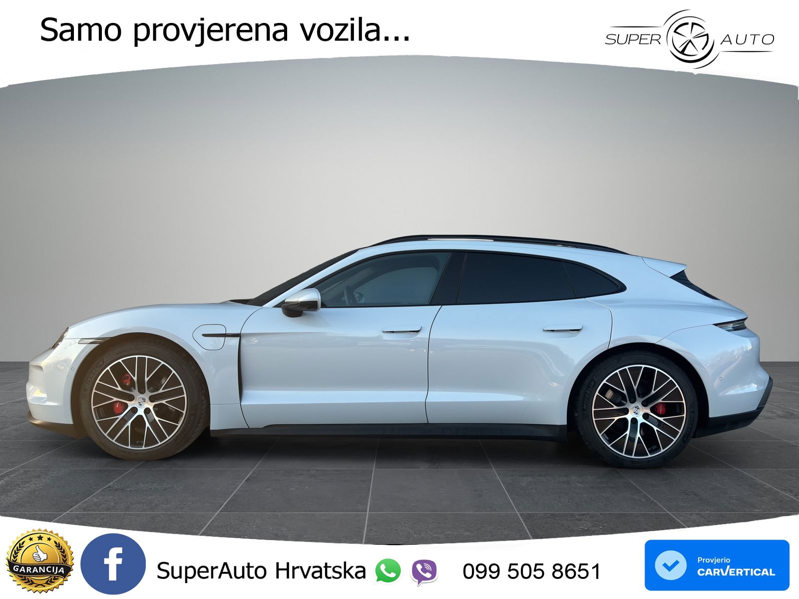 Porsche Taycan Sport Turismo 4S 105 kWh (598 KS)