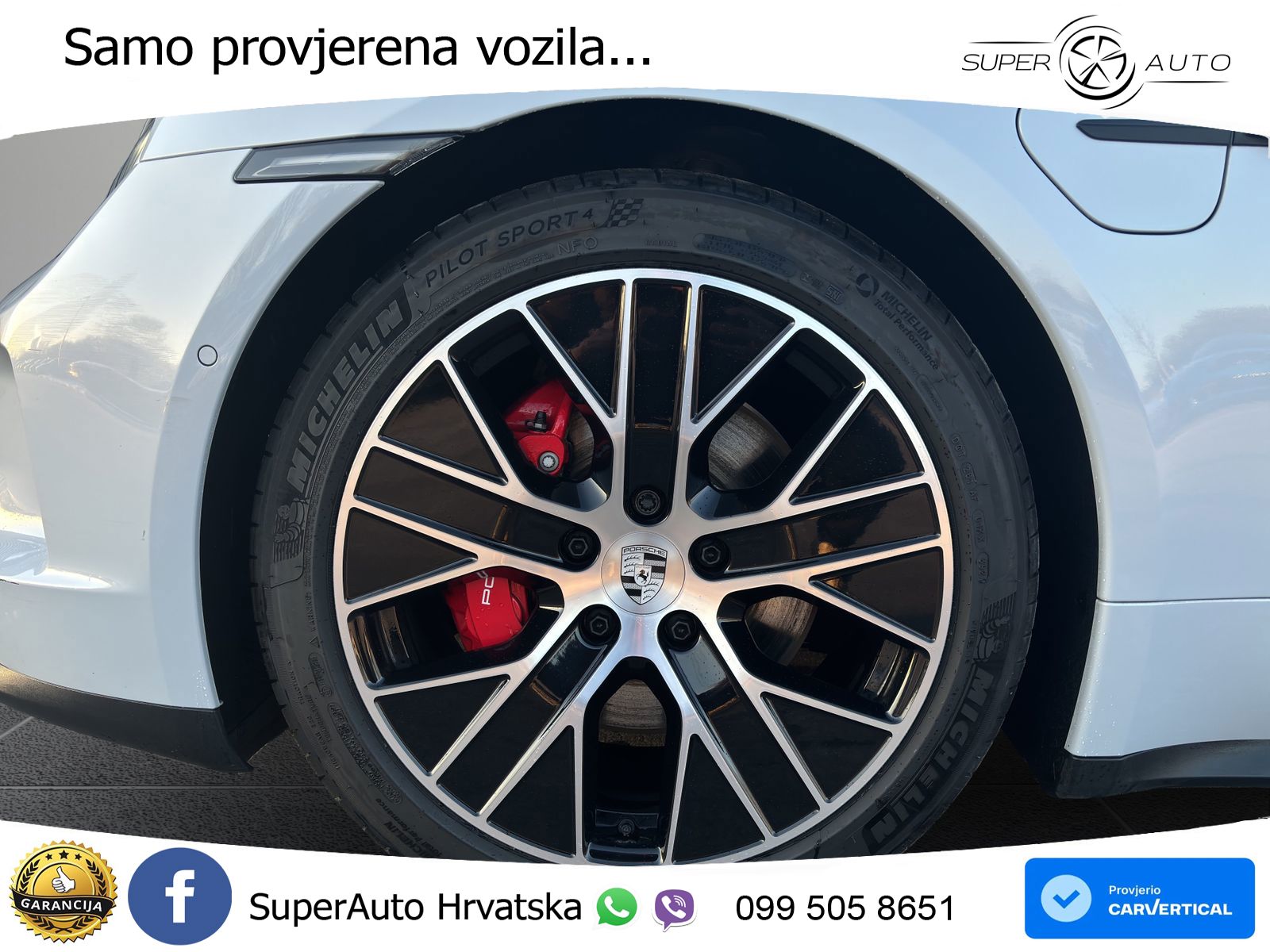 Porsche Taycan Sport Turismo 4S 105 kWh (598 KS)