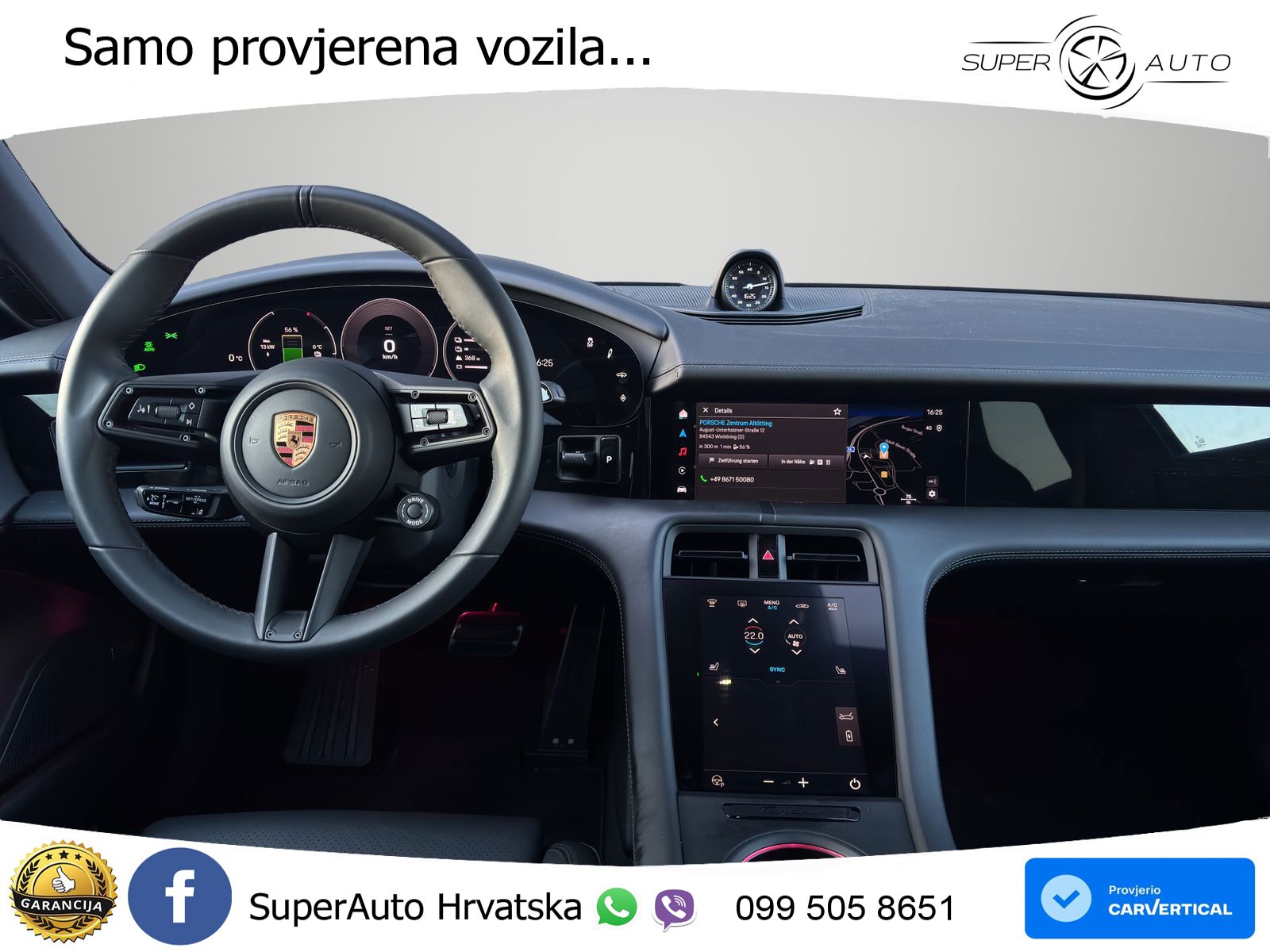 Porsche Taycan Sport Turismo 4S 105 kWh (598 KS)