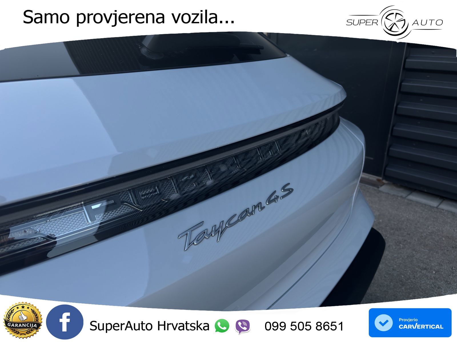 Porsche Taycan Sport Turismo 4S 105 kWh (598 KS)