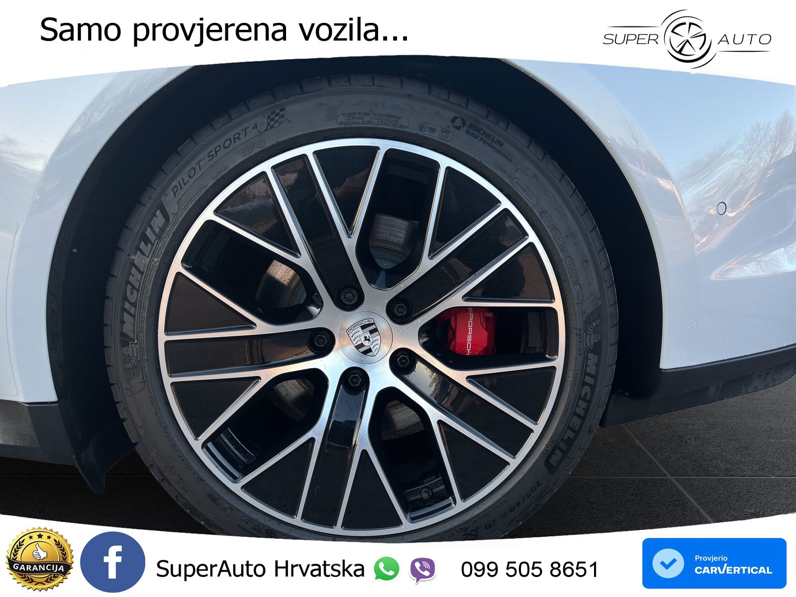 Porsche Taycan Sport Turismo 4S 105 kWh (598 KS)