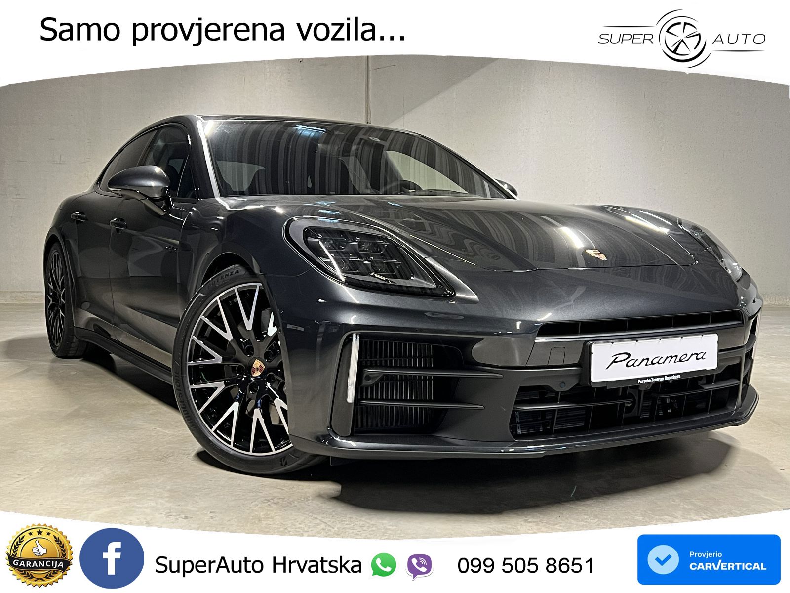 Porsche Panamera 4 2.9 V6 (470 KS) E-Hybrid PDK ACC+HEAD+4xGR SJED+360+PANO