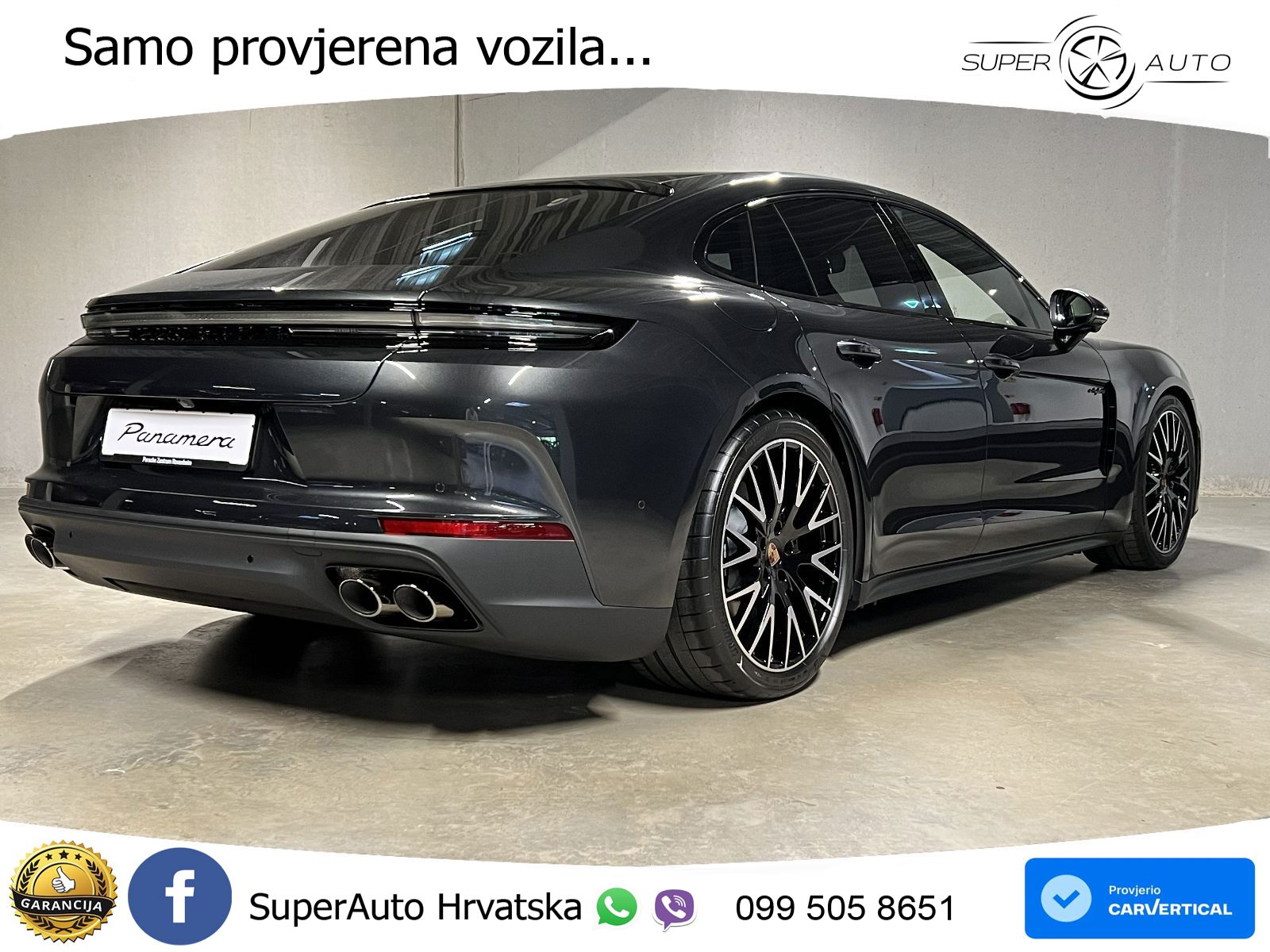 Porsche Panamera 4 2.9 V6 (470 KS) E-Hybrid PDK ACC+HEAD+4xGR SJED+360+PANO