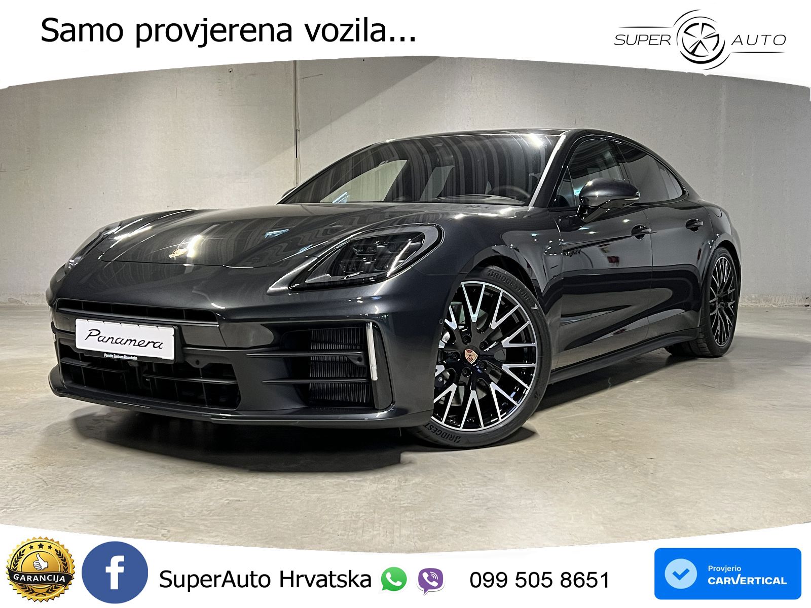 Porsche Panamera 4 2.9 V6 (470 KS) E-Hybrid PDK ACC+HEAD+4xGR SJED+360+PANO
