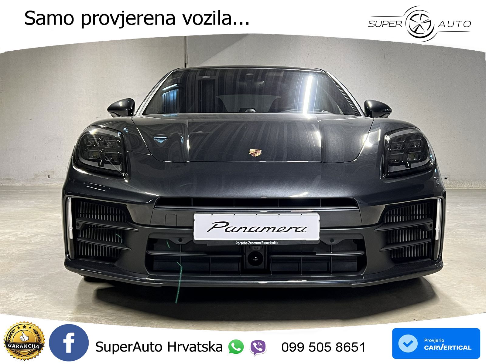 Porsche Panamera 4 2.9 V6 (470 KS) E-Hybrid PDK ACC+HEAD+4xGR SJED+360+PANO
