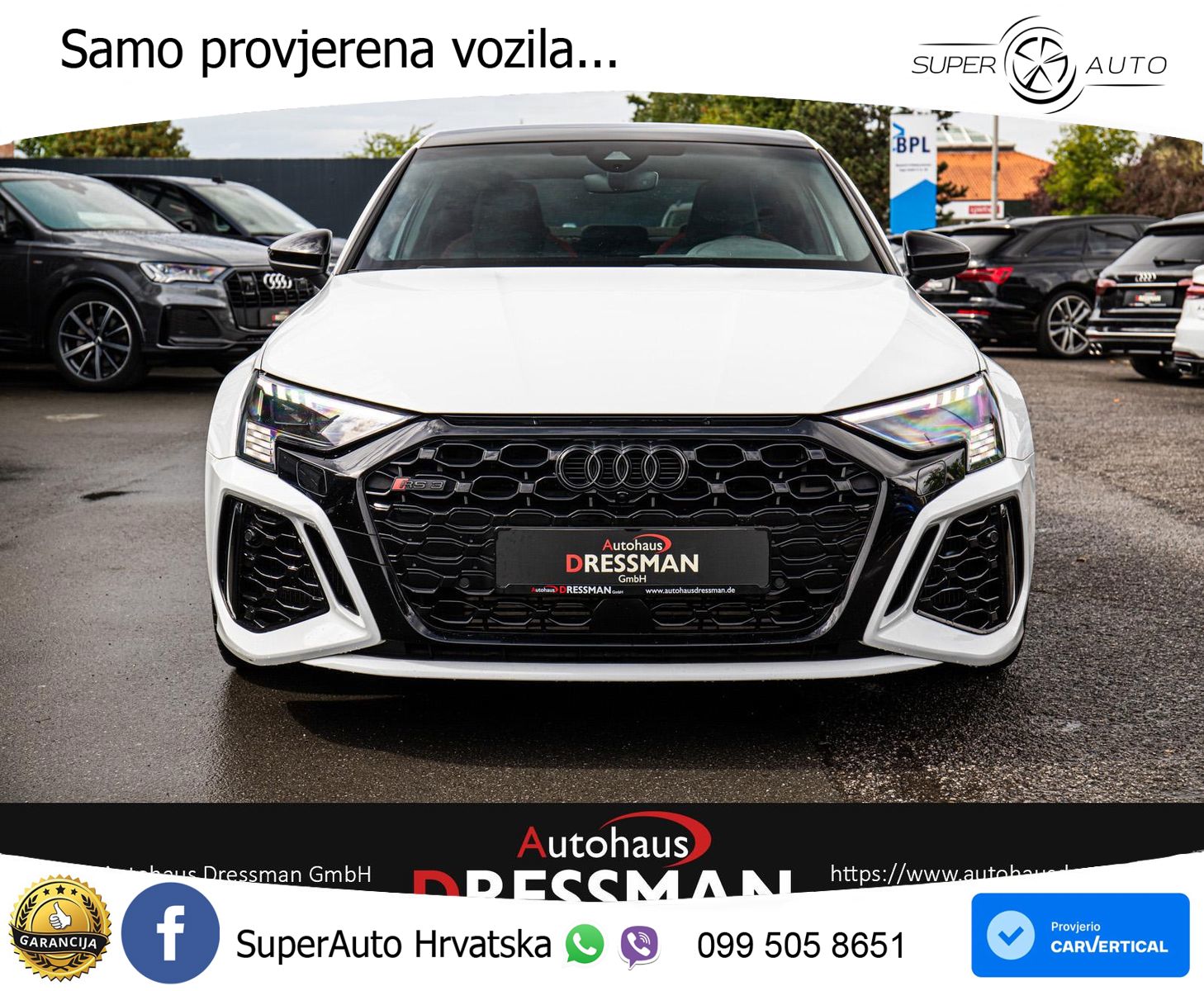 Audi RS3 Sportback 2.5 TFSI (400 KS) quattro S tronic LED+GR SJED+ACC