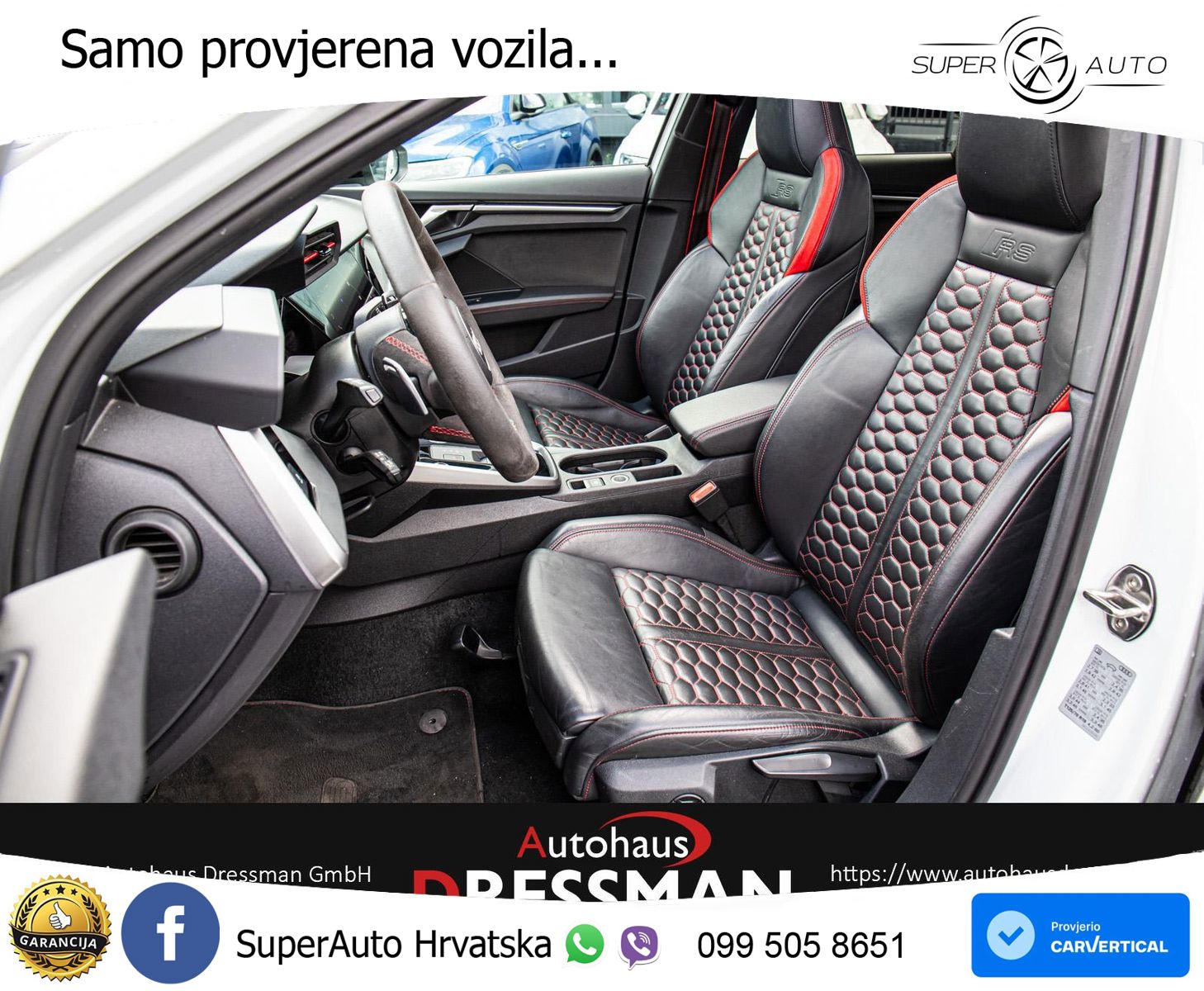 Audi RS3 Sportback 2.5 TFSI (400 KS) quattro S tronic LED+GR SJED+ACC