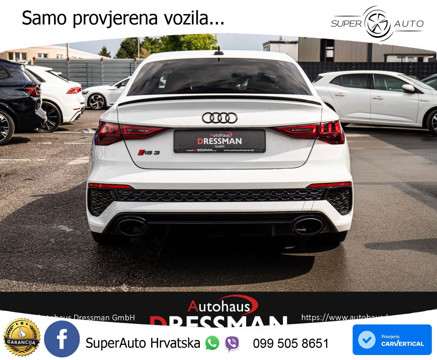Audi RS3 Sportback 2.5 TFSI (400 KS) quattro S tronic LED+GR SJED+ACC
