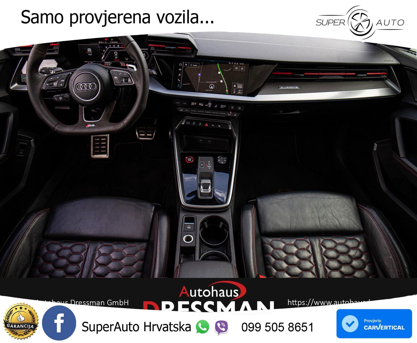 Audi RS3 Sportback 2.5 TFSI (400 KS) quattro S tronic LED+GR SJED+ACC
