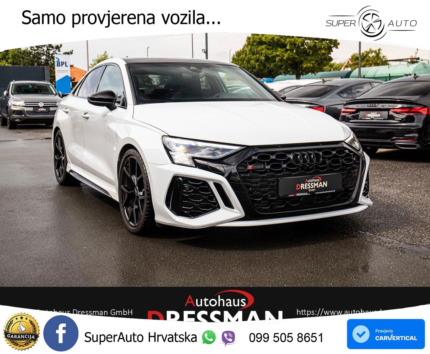 Audi RS3 Sportback 2.5 TFSI (400 KS) quattro S tronic LED+GR SJED+ACC