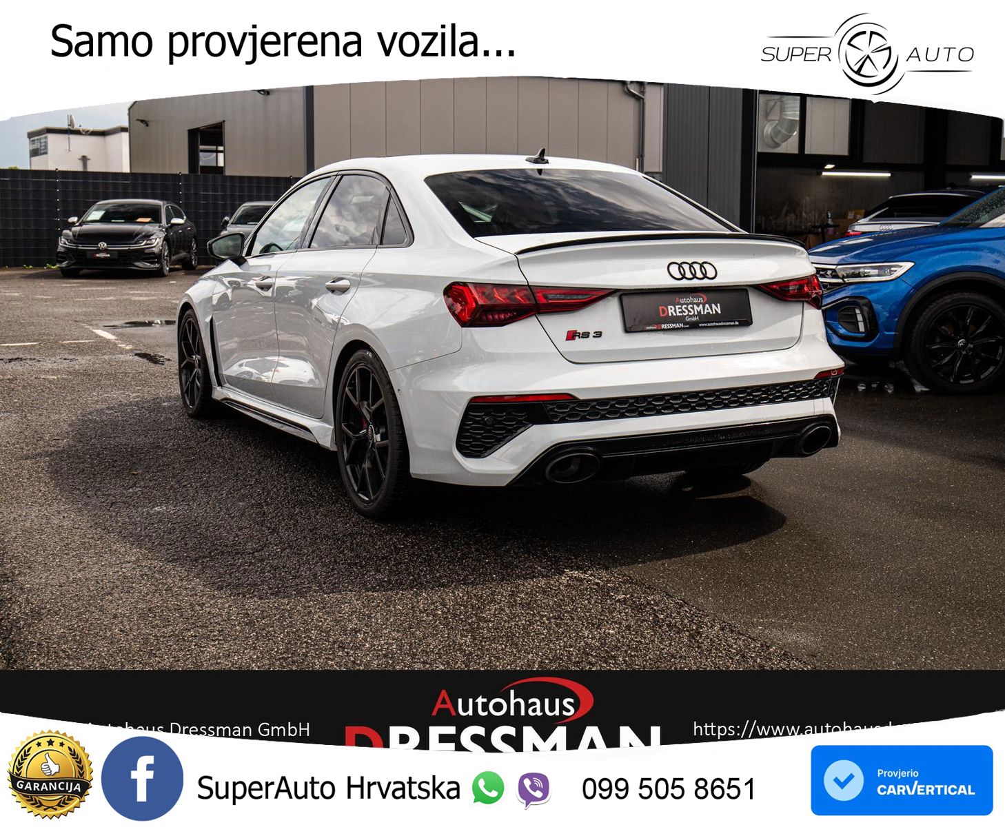 Audi RS3 Sportback 2.5 TFSI (400 KS) quattro S tronic LED+GR SJED+ACC