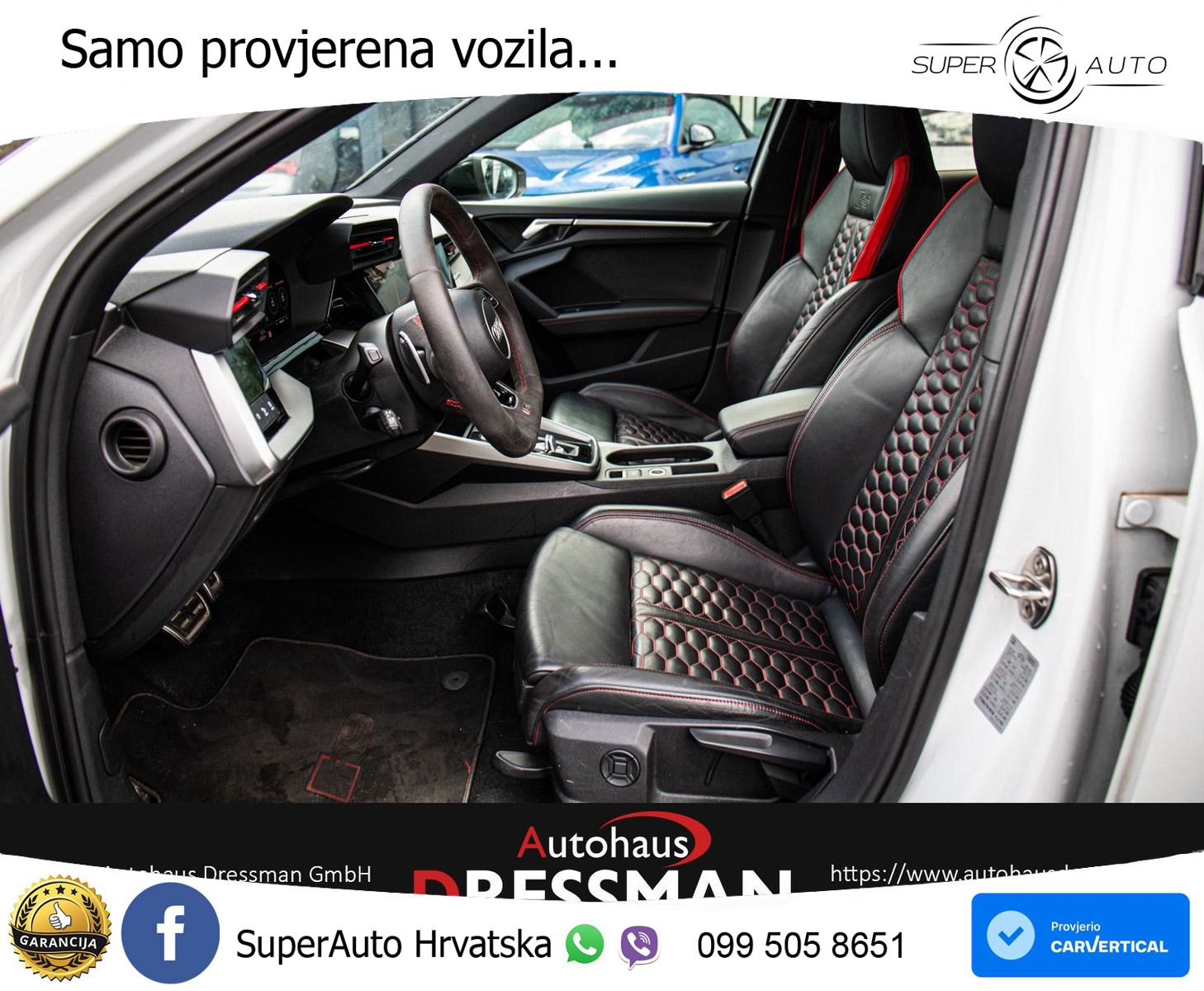 Audi RS3 Sportback 2.5 TFSI (400 KS) quattro S tronic LED+GR SJED+ACC