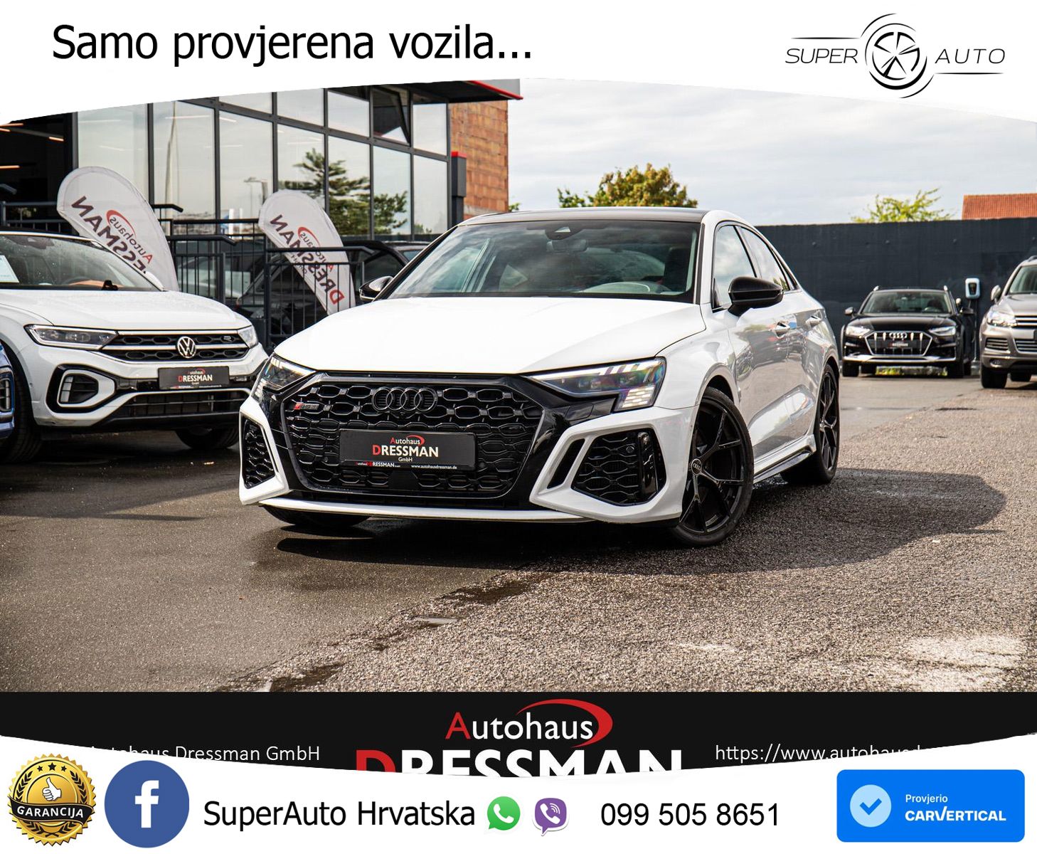 Audi RS3 Sportback 2.5 TFSI (400 KS) quattro S tronic LED+GR SJED+ACC