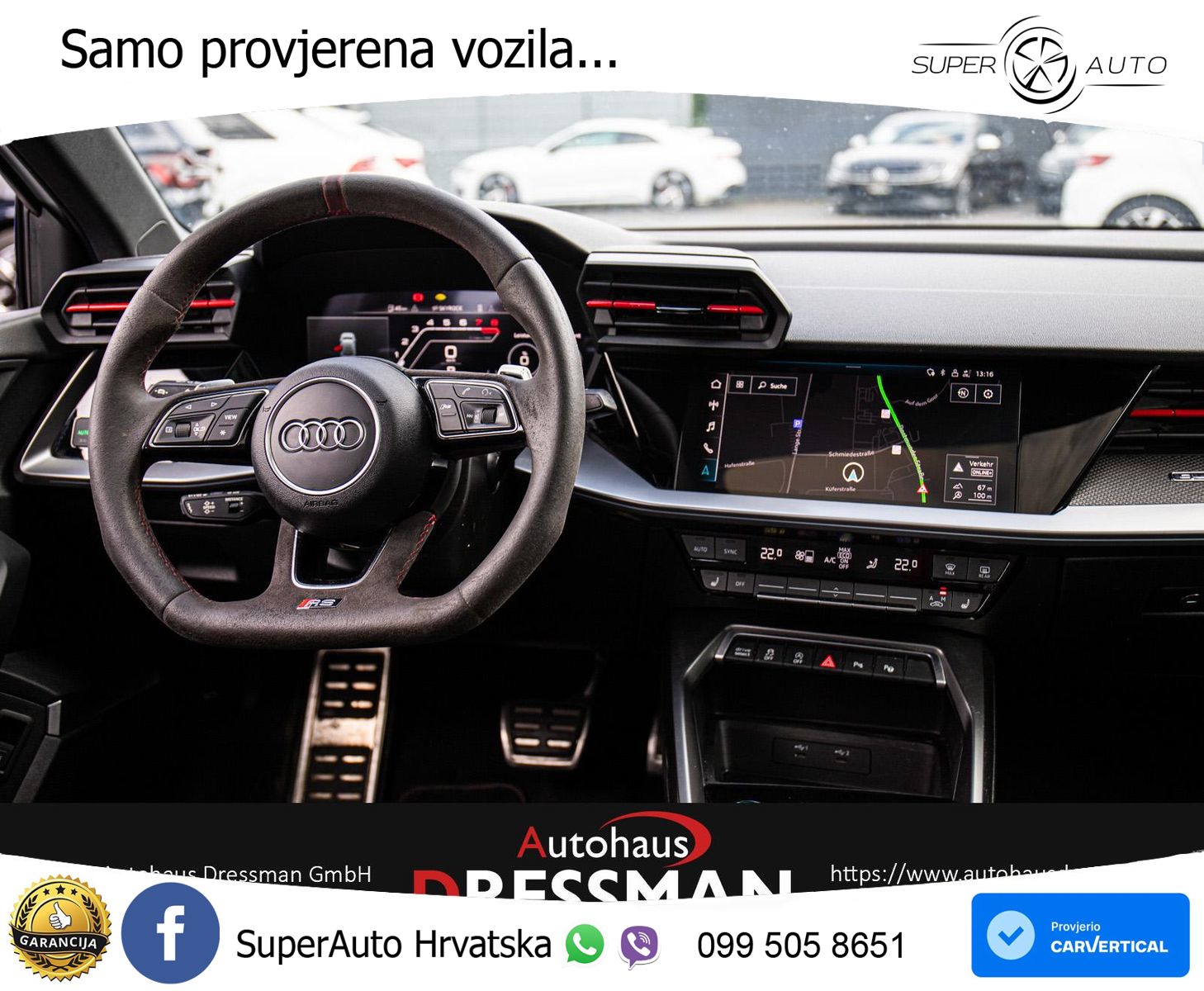 Audi RS3 Sportback 2.5 TFSI (400 KS) quattro S tronic LED+GR SJED+ACC