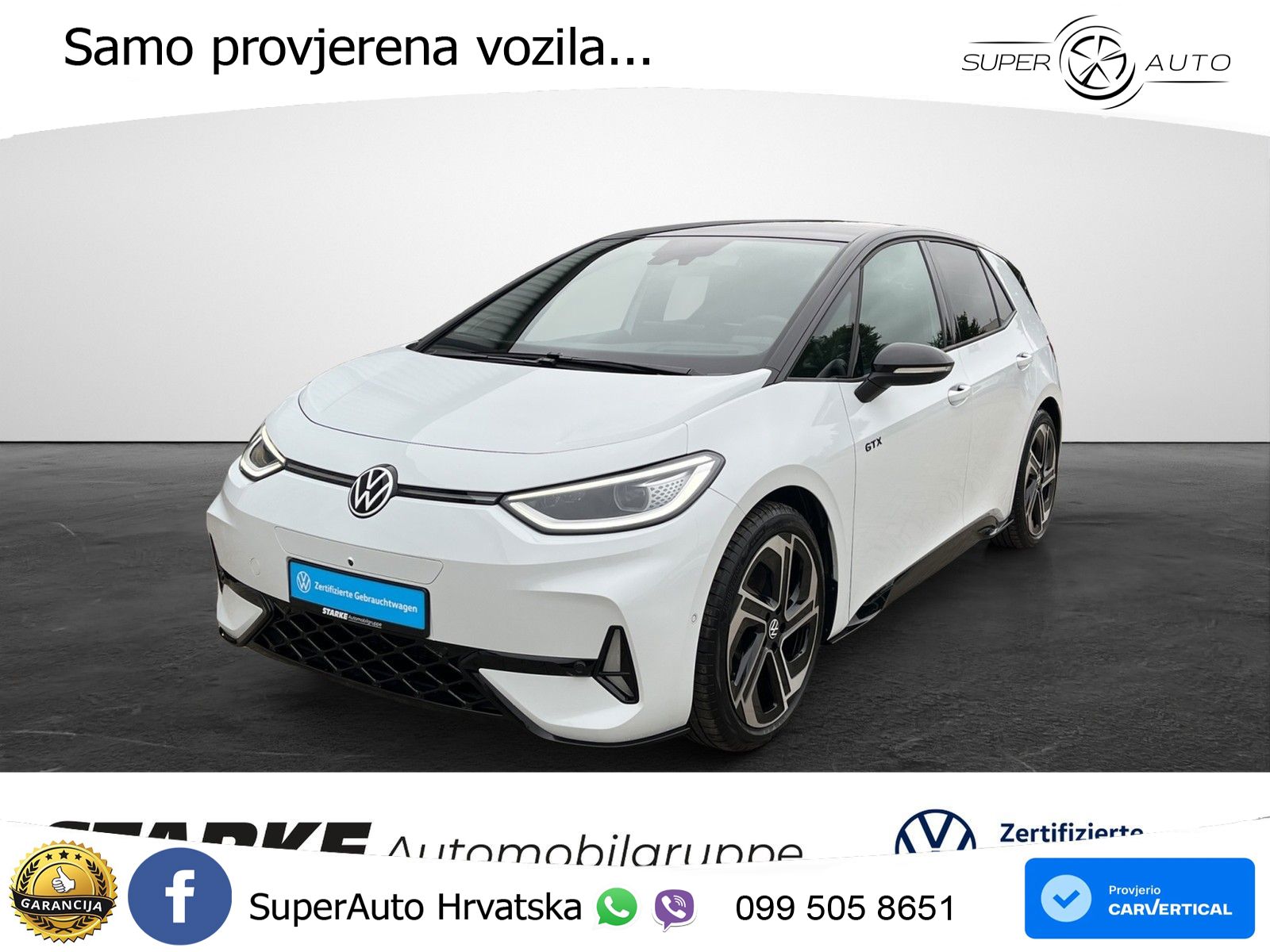 Volkswagen ID.3 GTX 84 kWh (286 KS) LED+GR SJED+ACC