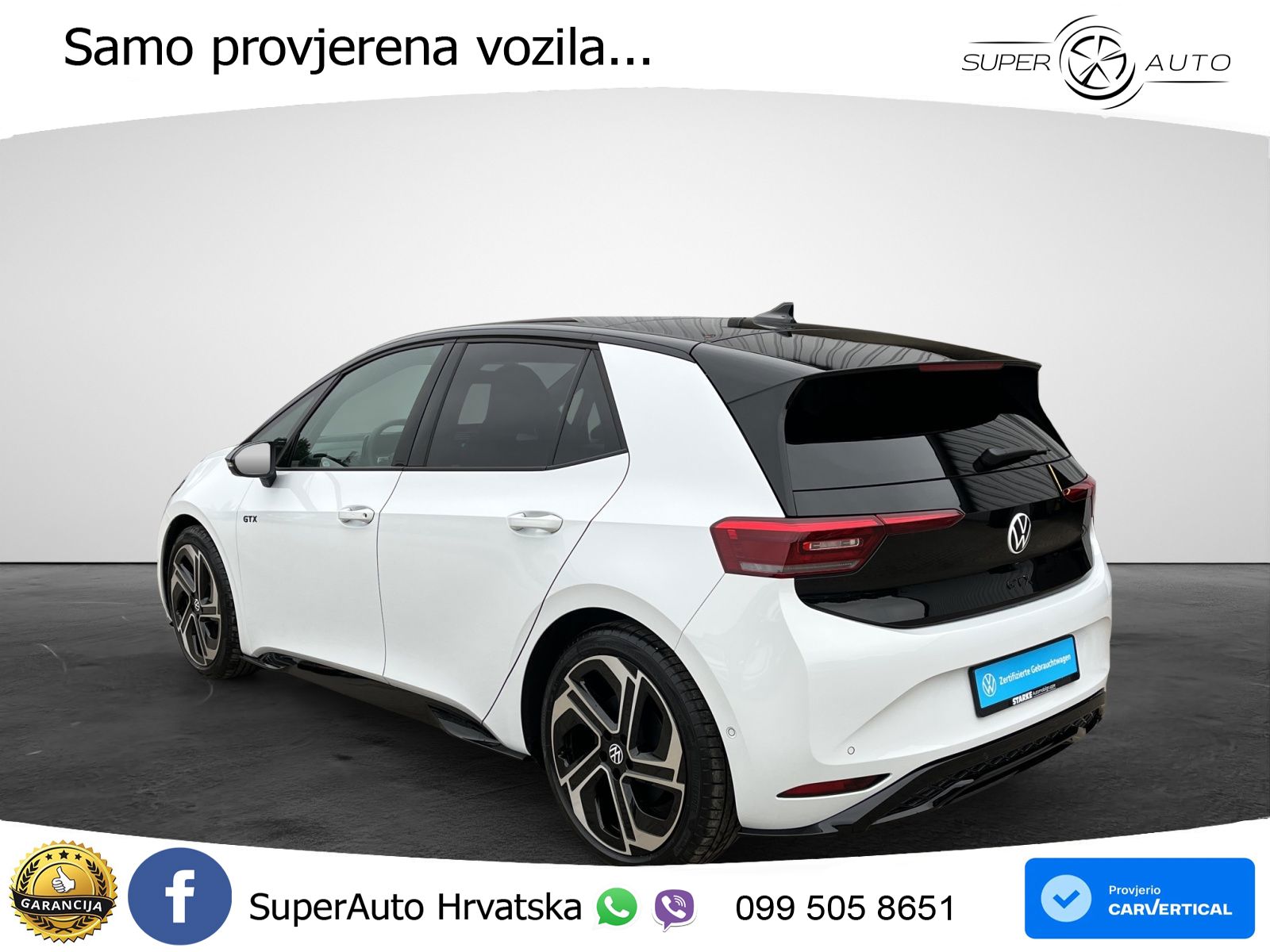 Volkswagen ID.3 GTX 84 kWh (286 KS) LED+GR SJED+ACC
