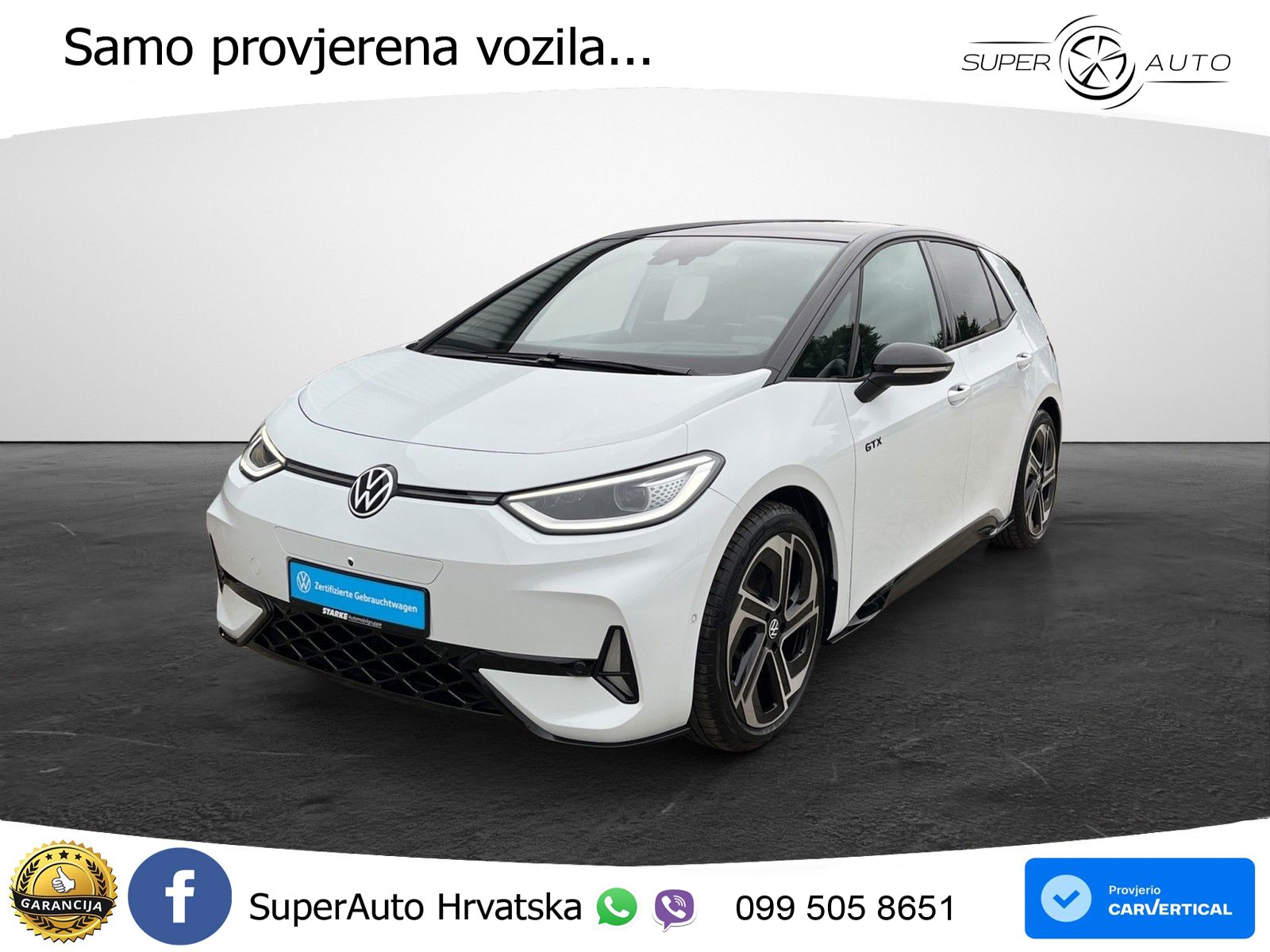 Volkswagen ID.3 GTX 84 kWh (286 KS) LED+GR SJED+ACC