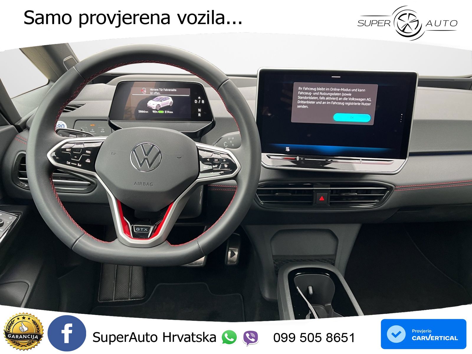 Volkswagen ID.3 GTX 84 kWh (286 KS) LED+GR SJED+ACC