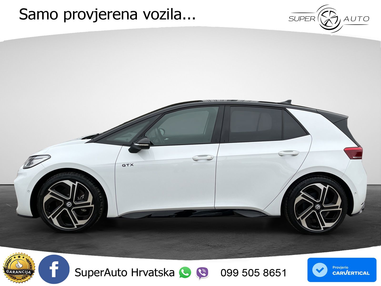 Volkswagen ID.3 GTX 84 kWh (286 KS) LED+GR SJED+ACC