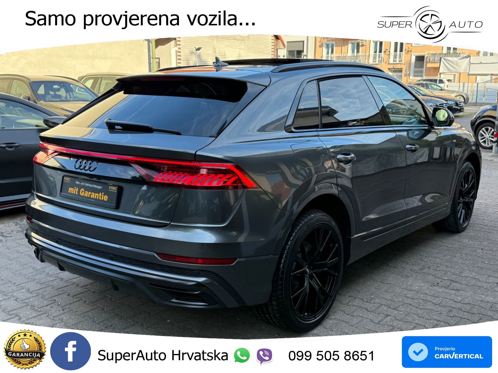 Audi Q8 50 TDI V6 (286 KS) quattro Tiptronic S line LED+GR SJED+ACC