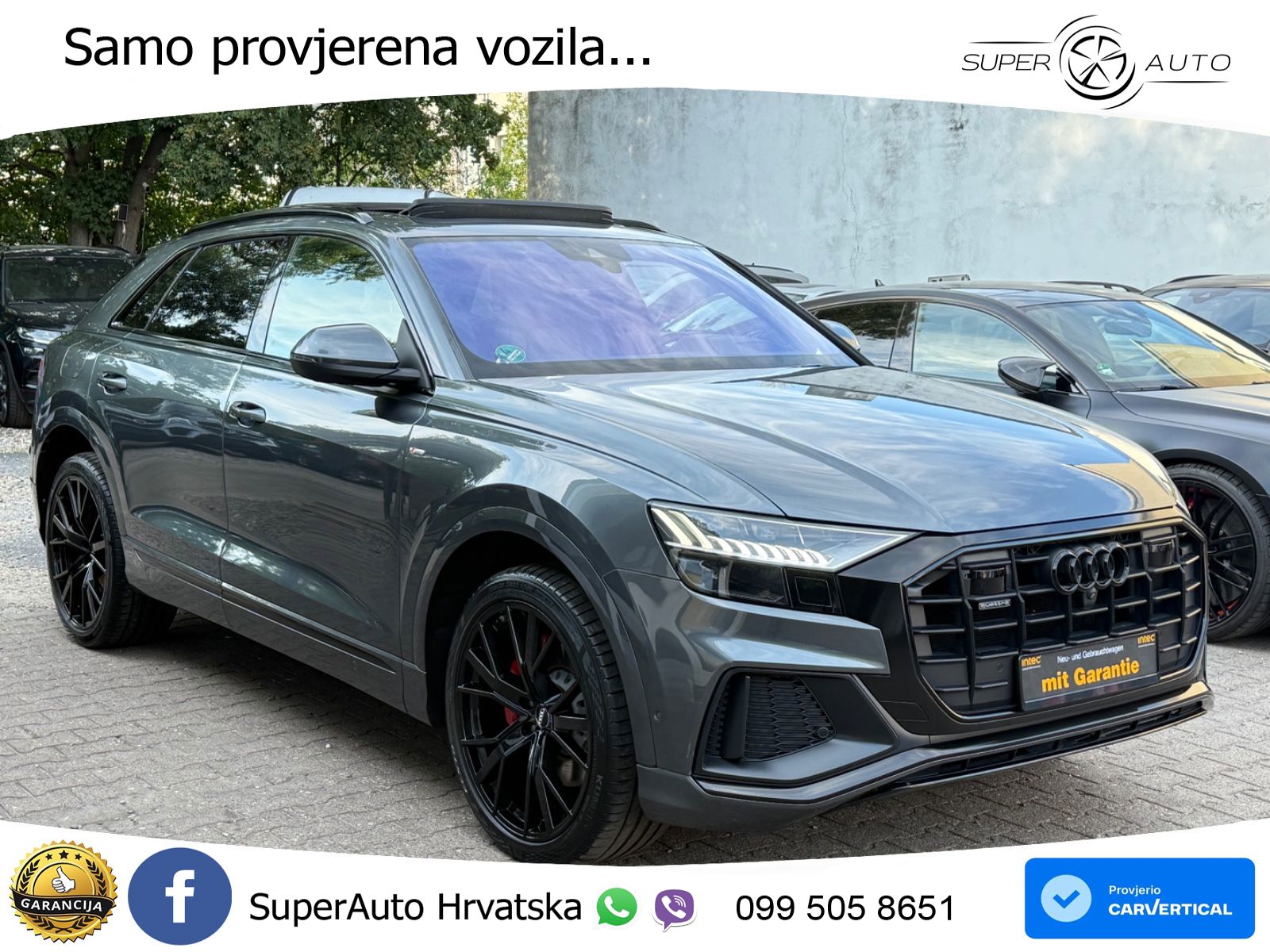 Audi Q8 50 TDI V6 (286 KS) quattro Tiptronic S line LED+GR SJED+ACC