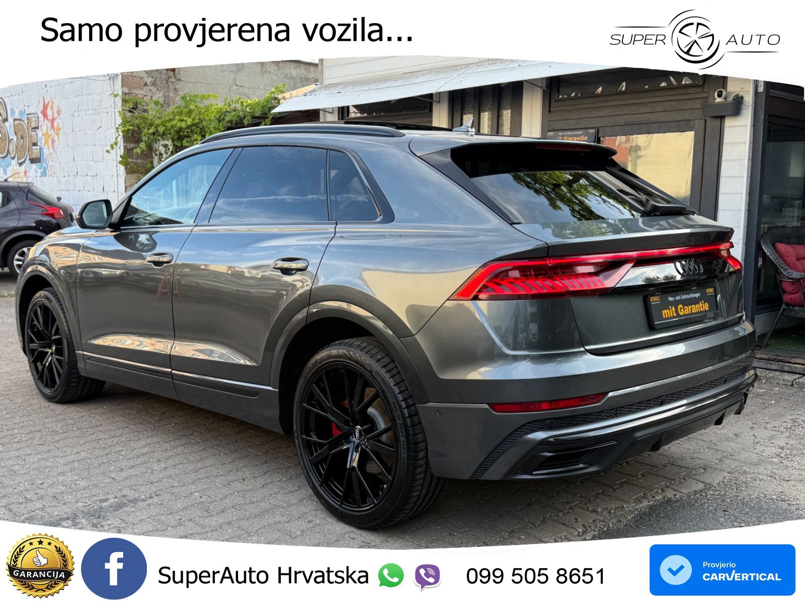 Audi Q8 50 TDI V6 (286 KS) quattro Tiptronic S line LED+GR SJED+ACC