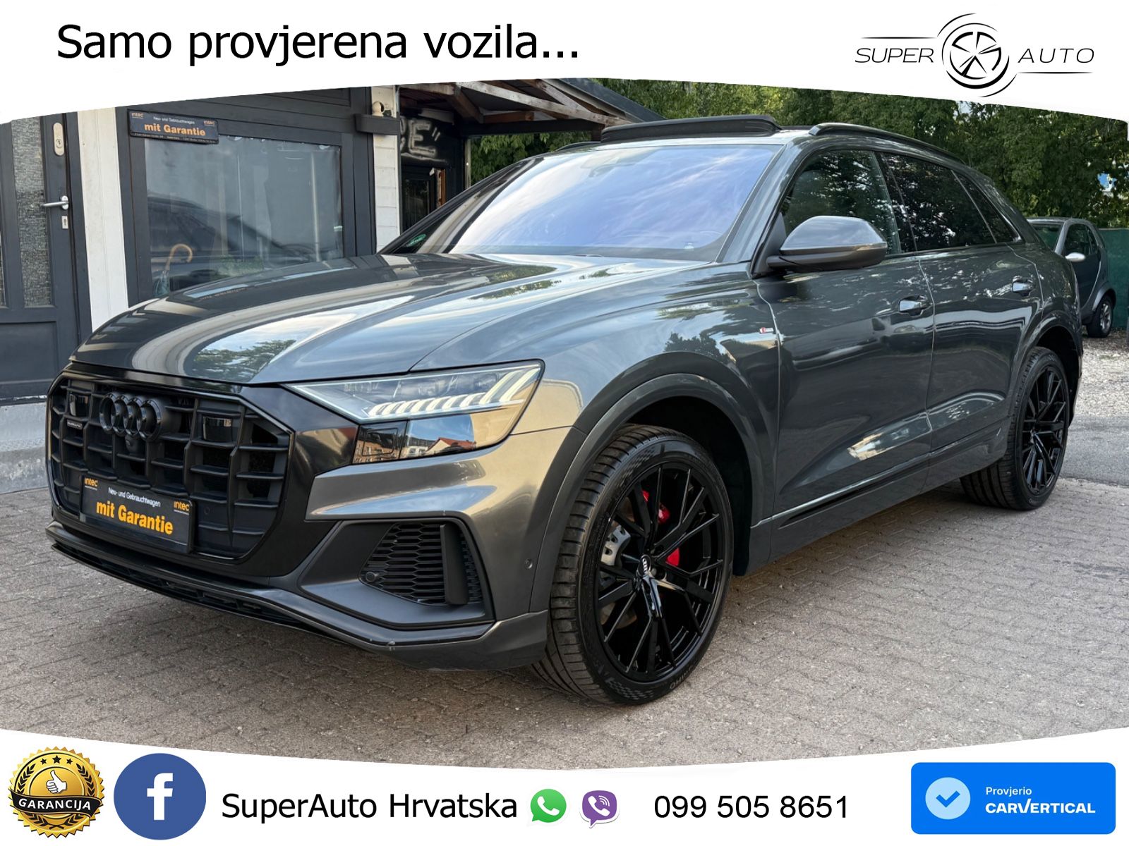 Audi Q8 50 TDI V6 (286 KS) quattro Tiptronic S line LED+GR SJED+ACC