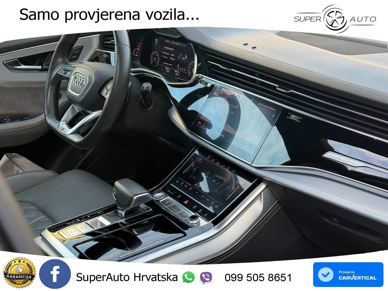 Audi Q8 50 TDI V6 (286 KS) quattro Tiptronic S line LED+GR SJED+ACC