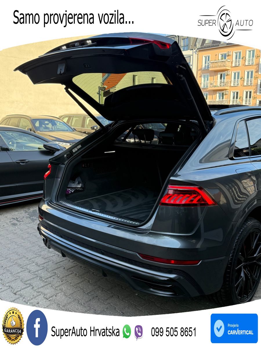 Audi Q8 50 TDI V6 (286 KS) quattro Tiptronic S line LED+GR SJED+ACC