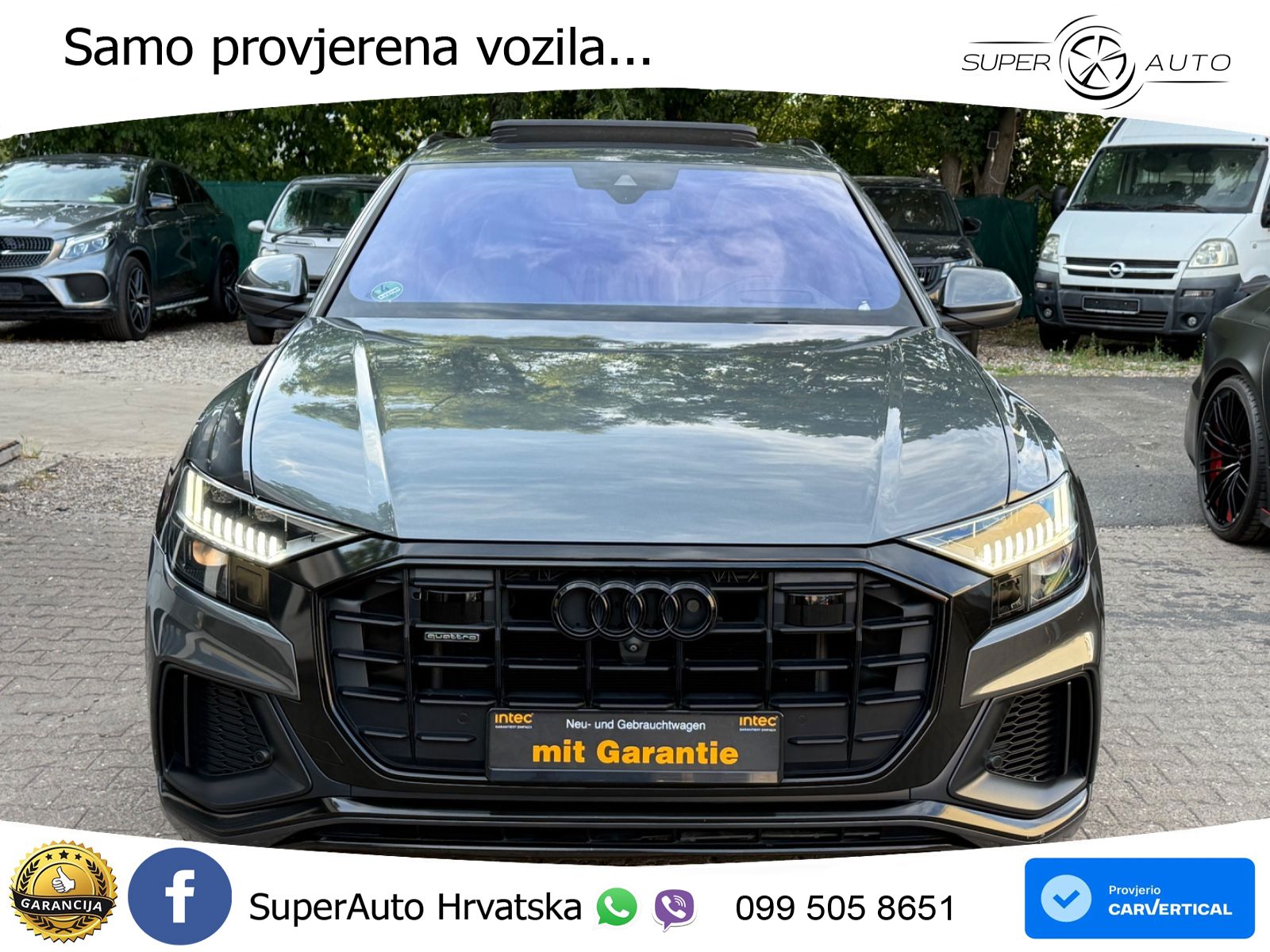 Audi Q8 50 TDI V6 (286 KS) quattro Tiptronic S line LED+GR SJED+ACC