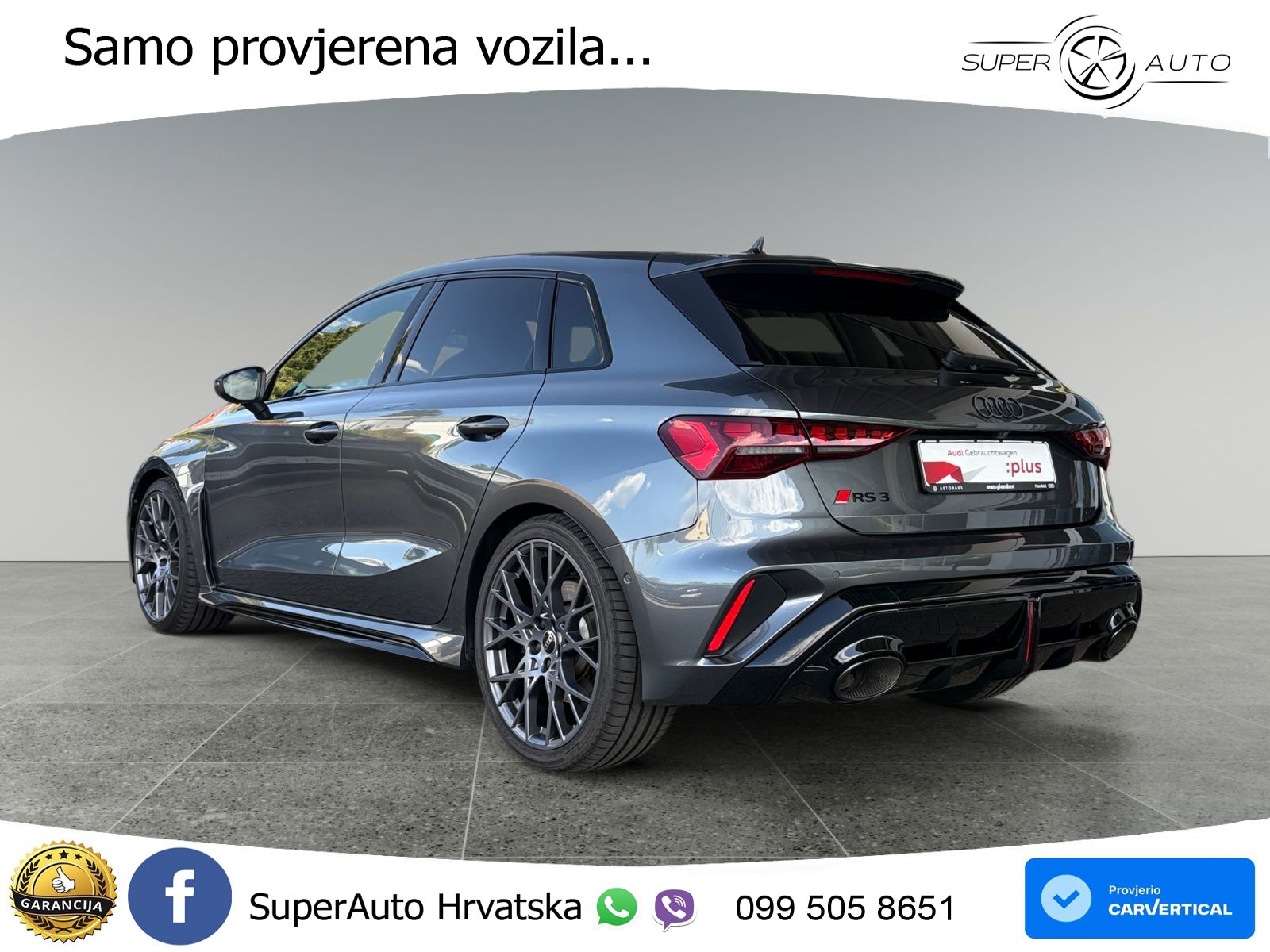 Audi RS3 Sportback 2.5 TFSI (400 KS) quattro S tronic LED+GR SJED+ACC