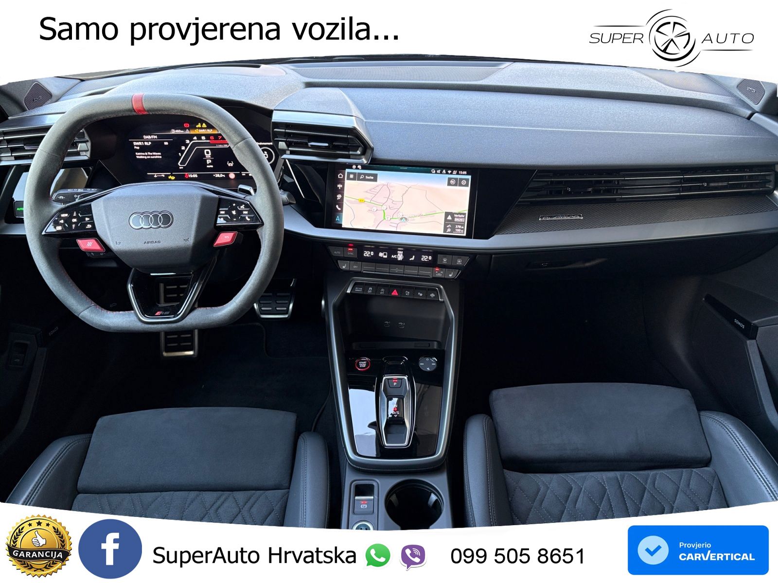 Audi RS3 Sportback 2.5 TFSI (400 KS) quattro S tronic LED+GR SJED+ACC