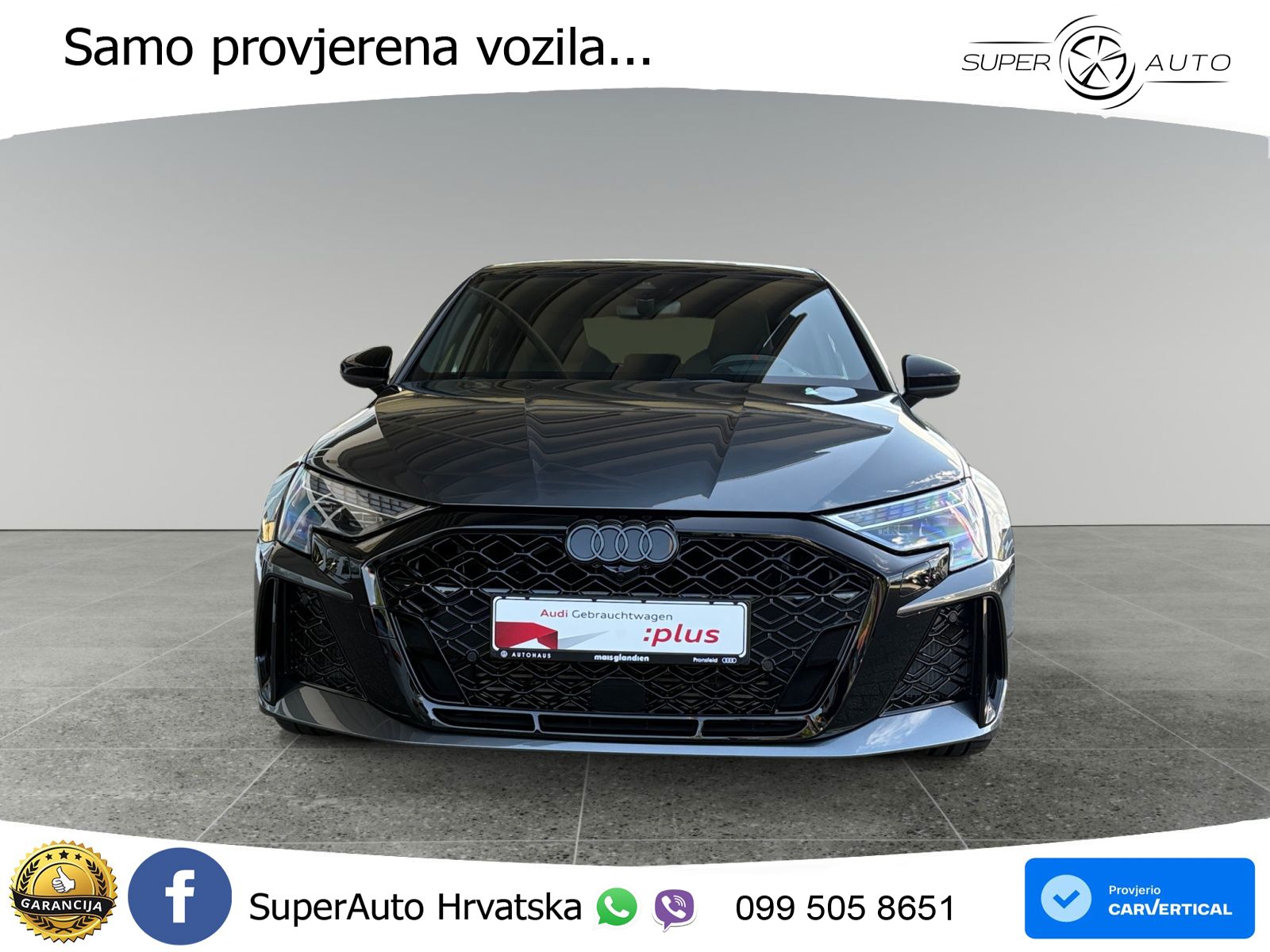 Audi RS3 Sportback 2.5 TFSI (400 KS) quattro S tronic LED+GR SJED+ACC